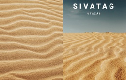 Sivatagi Természetjárás – Prémium Sablon