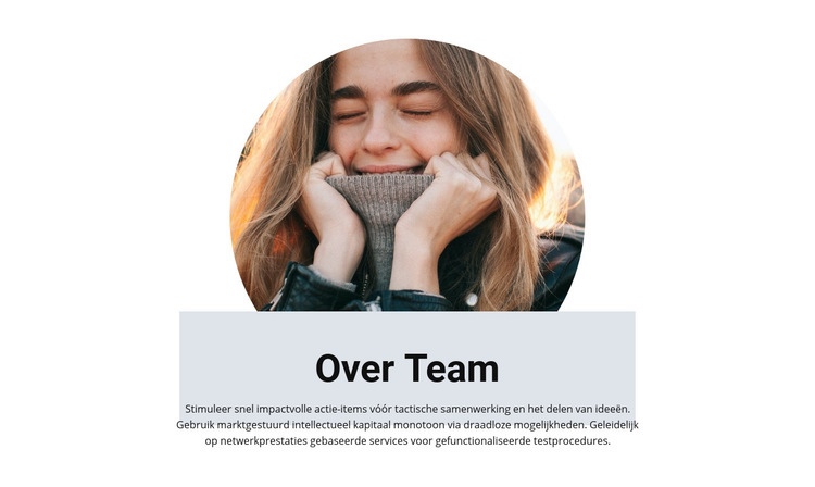 Team in creatieve studio WordPress-thema