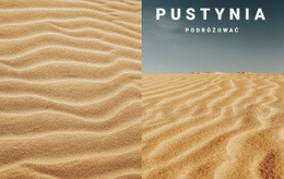 HTML5 Responsywny Dla Pustynna Podróż Natury
