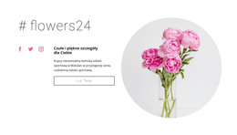 Piękno Kwiatów – Strona Docelowa HTML