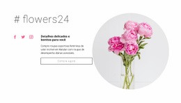Salão De Beleza De Flores - Website Creation HTML