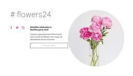 Salão De Beleza De Flores - Download De Modelo HTML