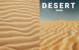 Desert Nature Travel - Responsive Web Page