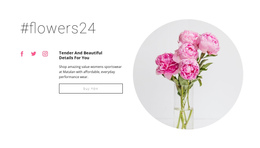 Flowers Beauty Shop Simple Builder Software