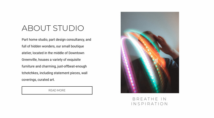 Innovation design Website Mockup
