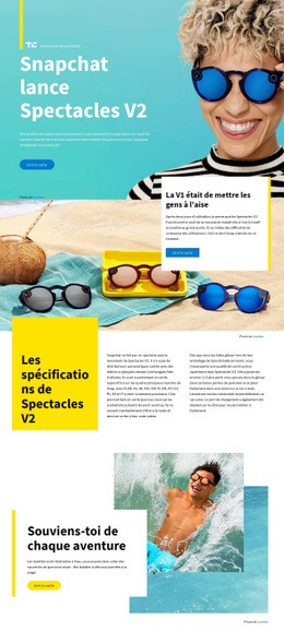 Lanceurs Snapchat - Belle Conception De Site Web