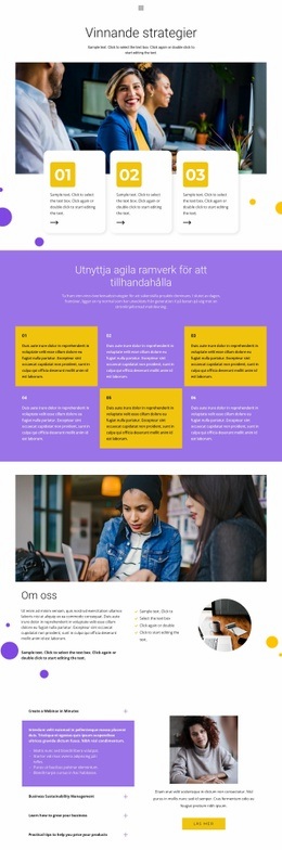 Vinnande Strategi - Helt Responsiv Mall