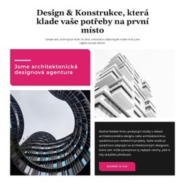 Design A Konstrukce Šablona Pro Stavbu
