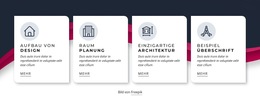 Einzigartige Architektur – Website-Design-Vorlage