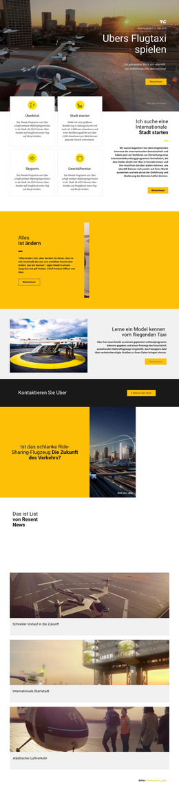 Ubers Lufttaxi-Spiel