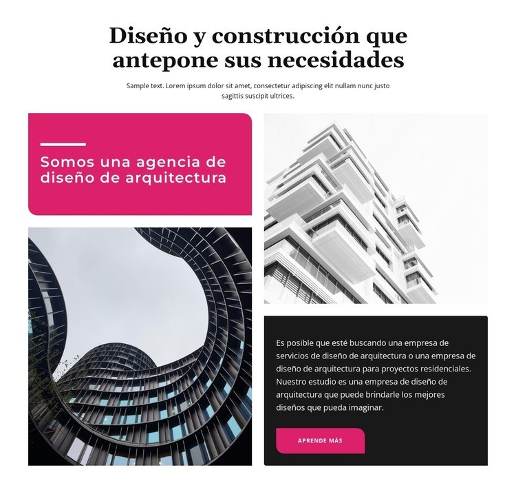 Diseño y construcción Plantillas de creación de sitios web