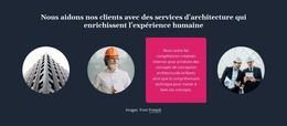 Page HTML Pour Agence D'Architecture