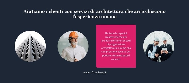 Studio di architettura Modelli di Website Builder