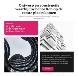 Ontwerp En Bouw - Één Paginathema