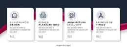 Página Da Web Para Arquitetura Única