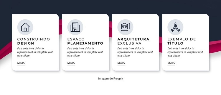 Arquitetura única Landing Page