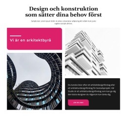 Design Och Konstruktion CSS-Rutnätsmall