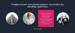 Sidans HTML För Arkitektfirma