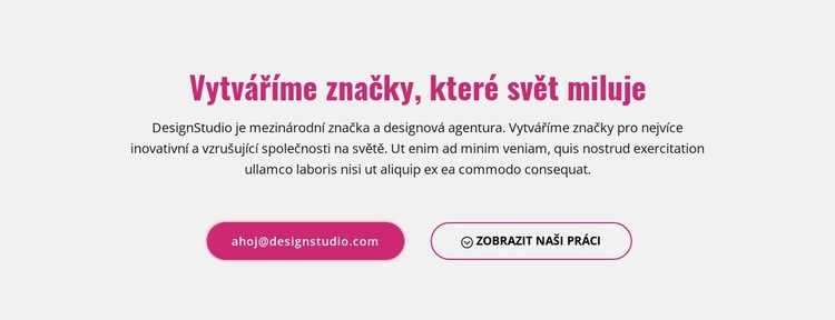 Vytváření silných značek Webový design