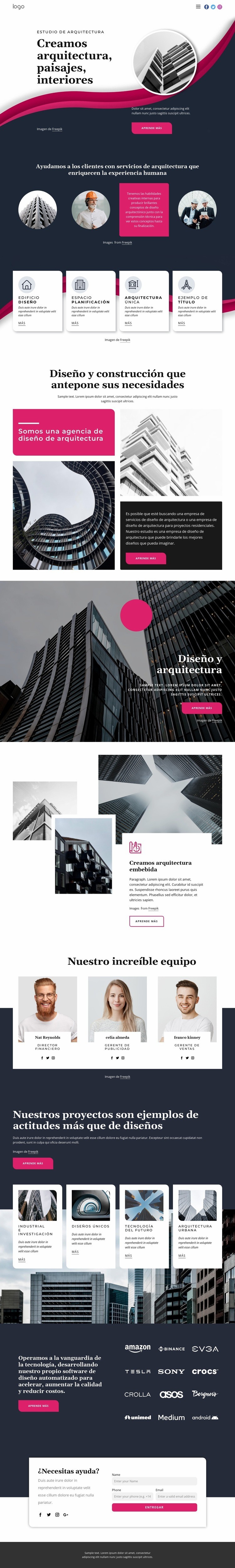 Creamos gran arquitectura Diseño de páginas web