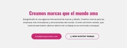 Impresionante Página De Destino Para Creando Marcas Poderosas