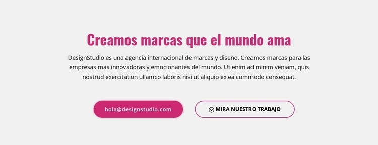 Creando marcas poderosas Página de destino