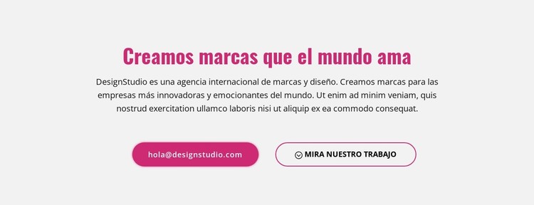 Creando marcas poderosas Plantilla CSS