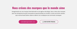 Créer Des Marques Puissantes - Modèle De Page HTML