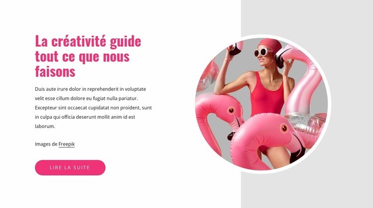 Emballage et conception de produits Page de destination