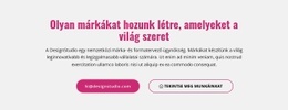 Erőteljes Márkák Létrehozása - HTML Oldalsablon