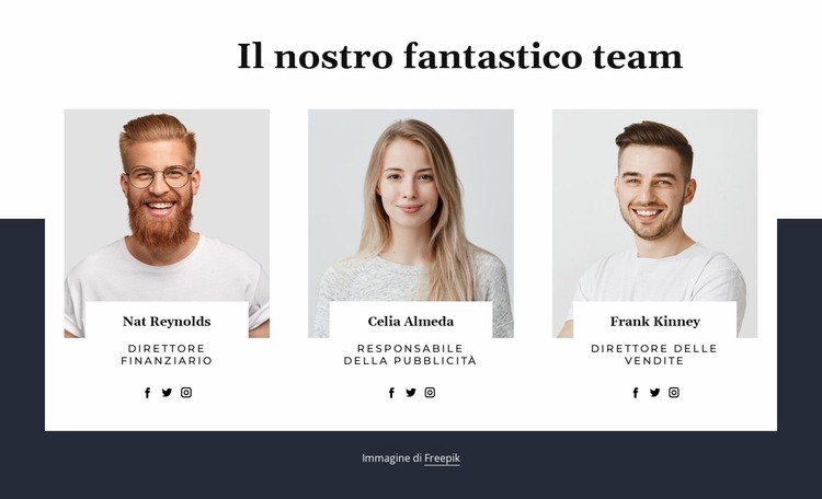 Le nostre persone straordinarie Modello Joomla