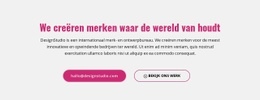 Krachtige Merken Creëren - Eenvoudig Te Gebruiken HTML5-Sjabloon