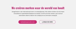 Krachtige Merken Creëren - Professionele Sjabloon Van Één Pagina