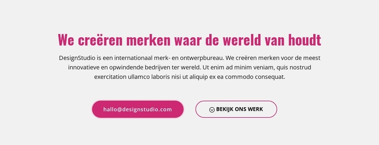 Krachtige merken creëren WordPress-thema