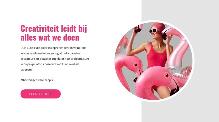 Verpakking en productontwerp Website Builder-sjablonen