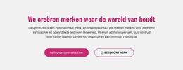 Krachtige Merken Creëren - Gratis Websitesjabloon
