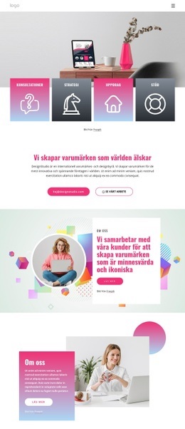 Kreativiteten Leder Allt Vi Gör – Responsiv Webbdesign