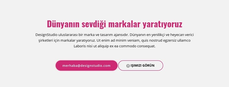 Güçlü markalar yaratmak CSS Şablonu