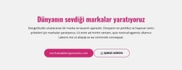 Güçlü Markalar Yaratmak - Kullanımı Kolay HTML5 Şablonu