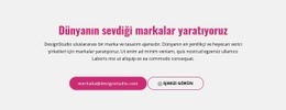 Güçlü Markalar Yaratmak - Profesyonel Tek Sayfalık Şablon