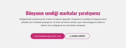 Güçlü Markalar Yaratmak - Ücretsiz Web Sitesi Şablonu