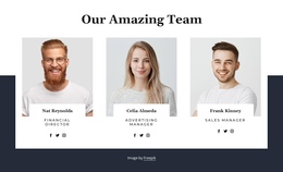 Our Amazing People Website Creator