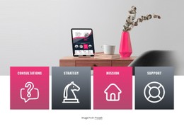 Grid Repeater With Large Icons Ecommerce Website