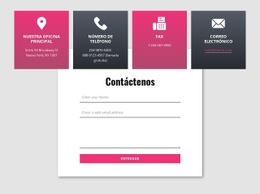 Formulario De Contacto Con Repetidor De Cuadrícula Superpuesta - Diseño De Sitios Web Gratuito