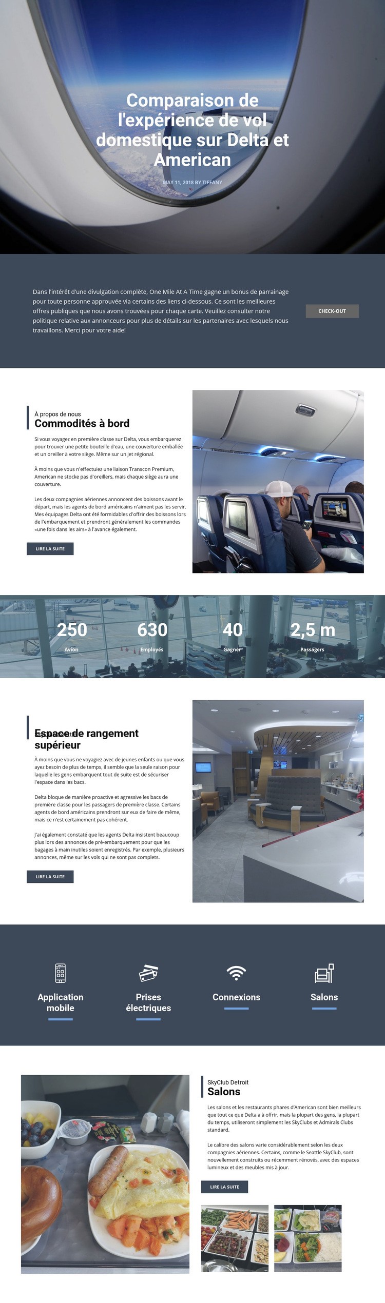 Agence Fly Page de destination