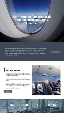 Fly Agency - Modello Di Una Pagina
