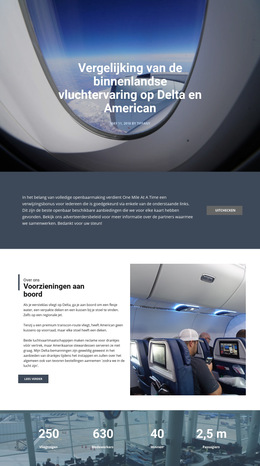 Fly Agency - Eenvoudig Websitesjabloon