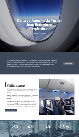 Fly Agency - Bir Sayfalık Şablon