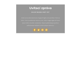 Vstup HTML Pro Toto Je Pozdrav