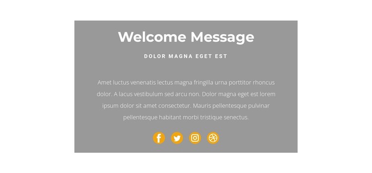 This is a greeting CSS Template